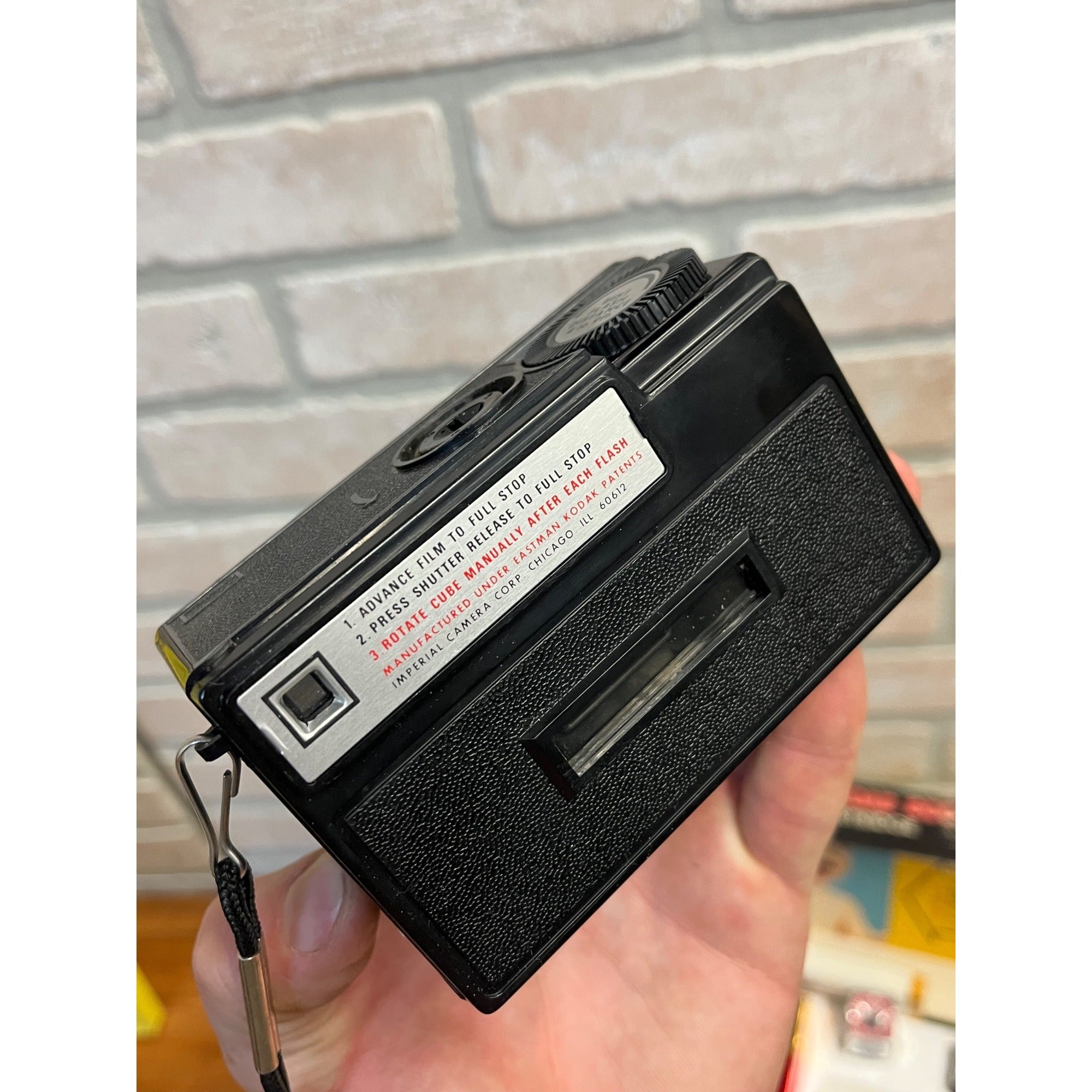 Vintage Imperial Instant Load 900 Camera With Original Box and Flash Accessories, Focal Film Circa 1965 Chicago, IL Untested