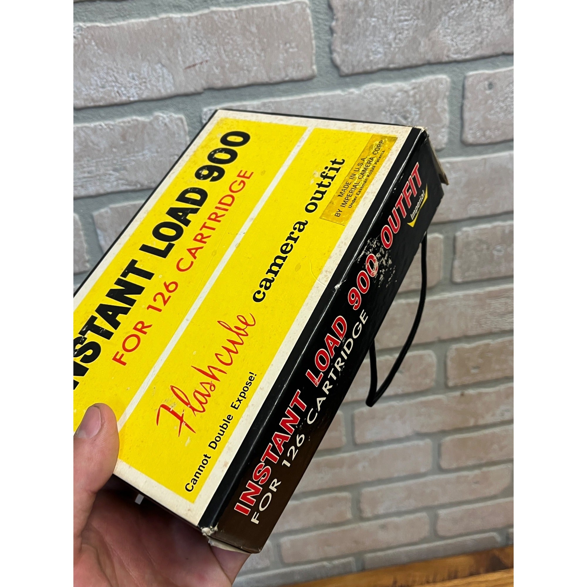 Vintage Imperial Instant Load 900 Camera With Original Box and Flash Accessories, Focal Film Circa 1965 Chicago, IL Untested