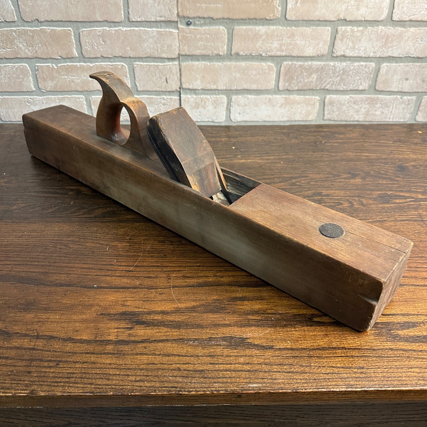 Antique Early 1900s Arrowmammett Works Large 25.5" Woodworking Plane Middletown CT