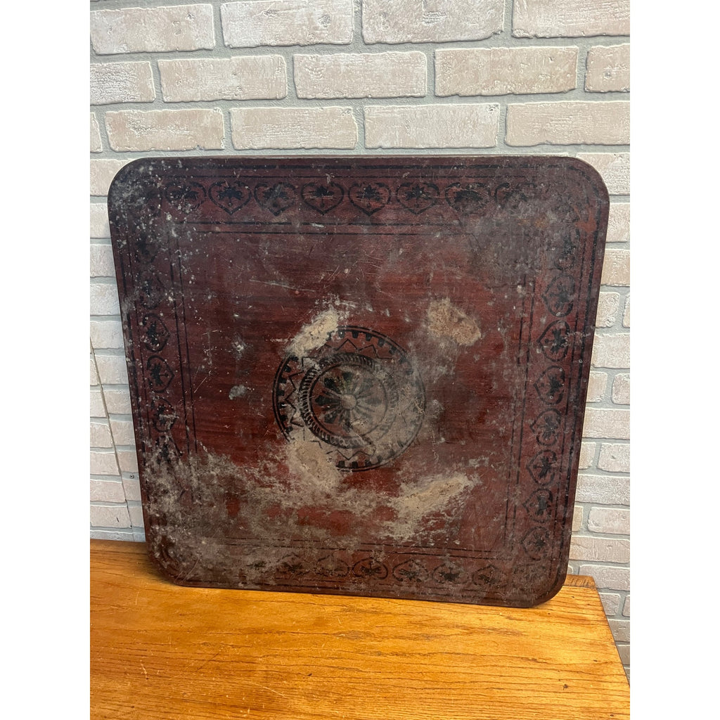 Antique Stove Board by the Wabash Screen Door Company Wood Sign (30” x 30”)