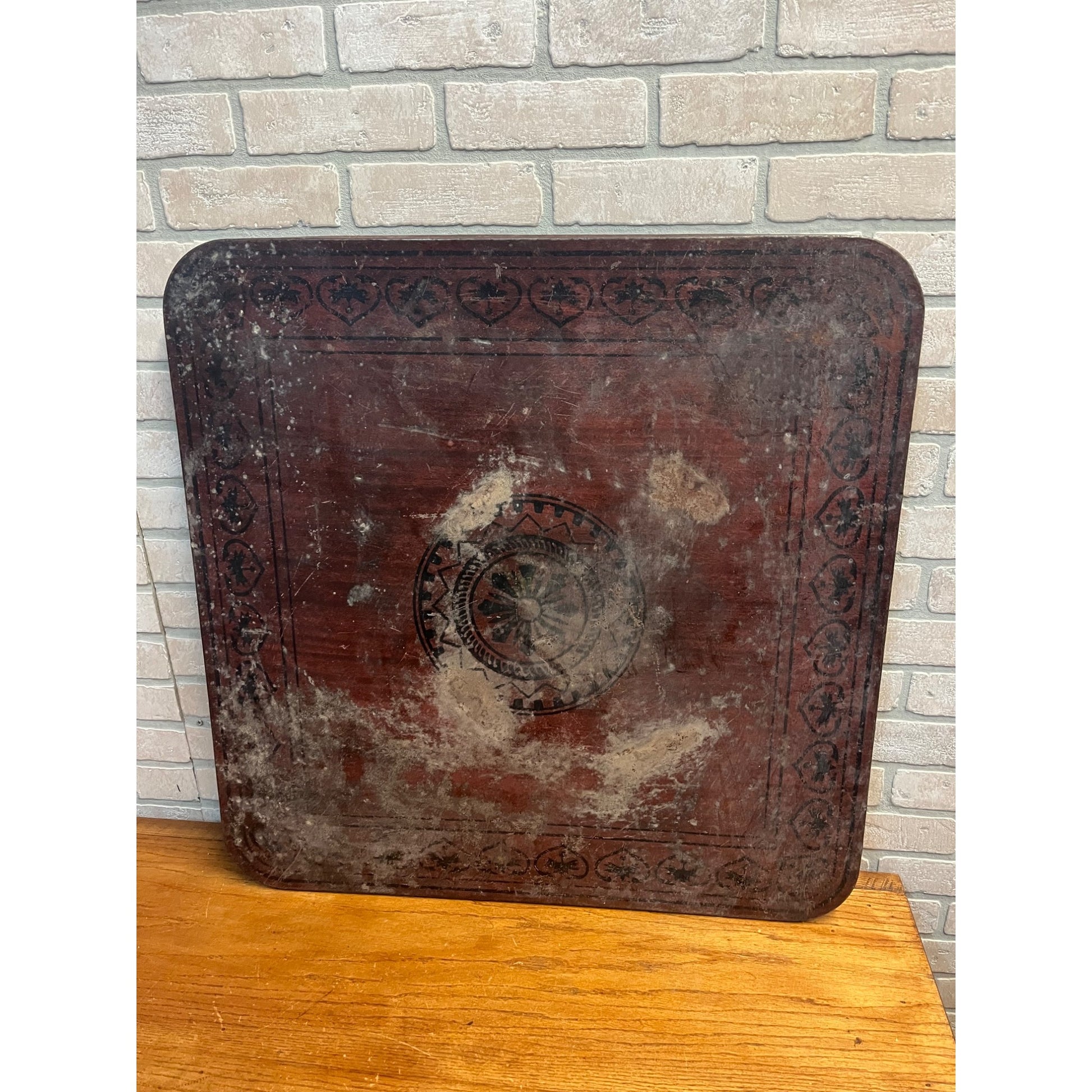 Antique Stove Board by the Wabash Screen Door Company Wood Sign (30” x 30”)