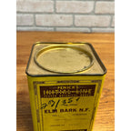 Vintage Penick's Botanical Drugs Tin Elm Bark Apothecary Pharmacy Container Can