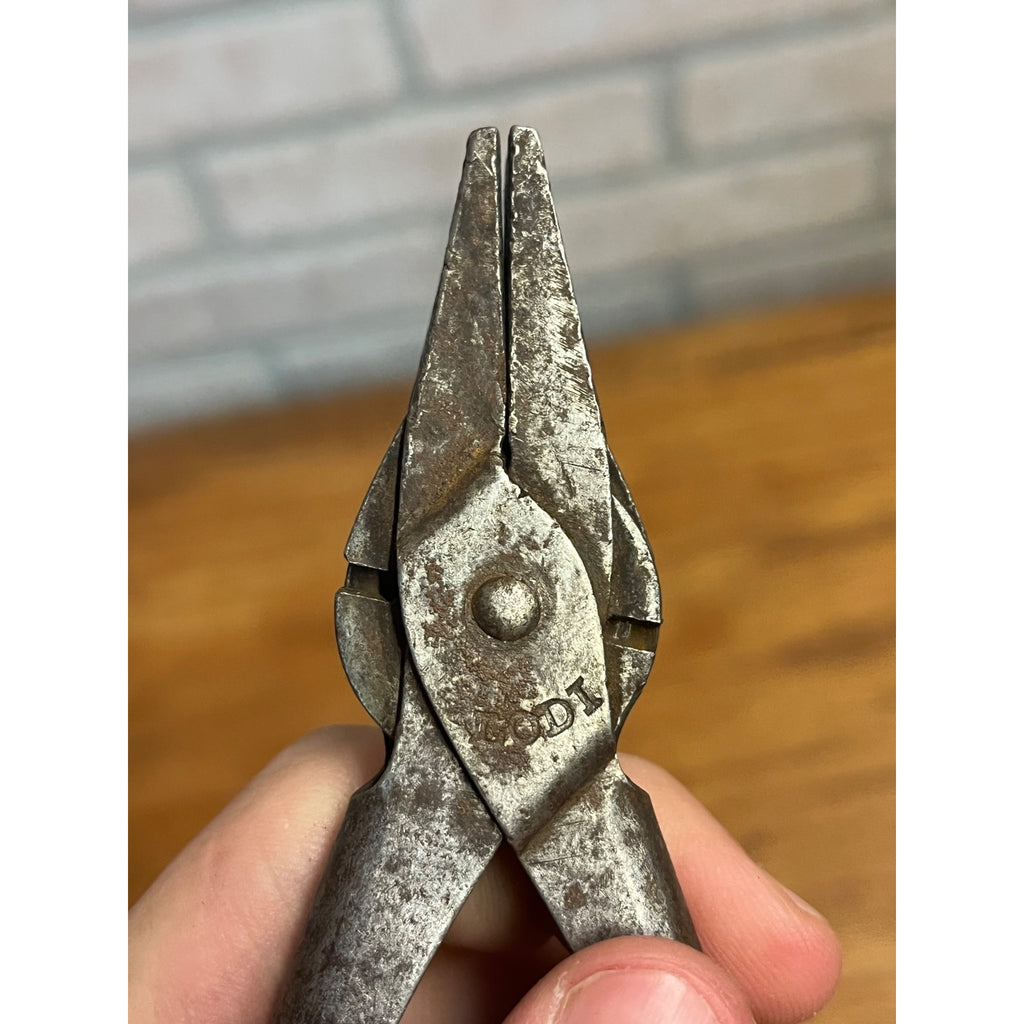 Old Vintage Lodi 5-1/2"" Duckbill Pliers Jaws 1894 Patent Bernard Schollhorn