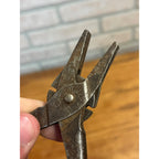 Old Vintage Lodi 5-1/2"" Duckbill Pliers Jaws 1894 Patent Bernard Schollhorn