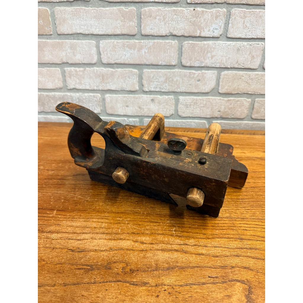 Antique 1900s H. Chapin No. 240 Handled Plow Plane Woodworking Tool