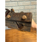 Antique 1900s H. Chapin No. 240 Handled Plow Plane Woodworking Tool