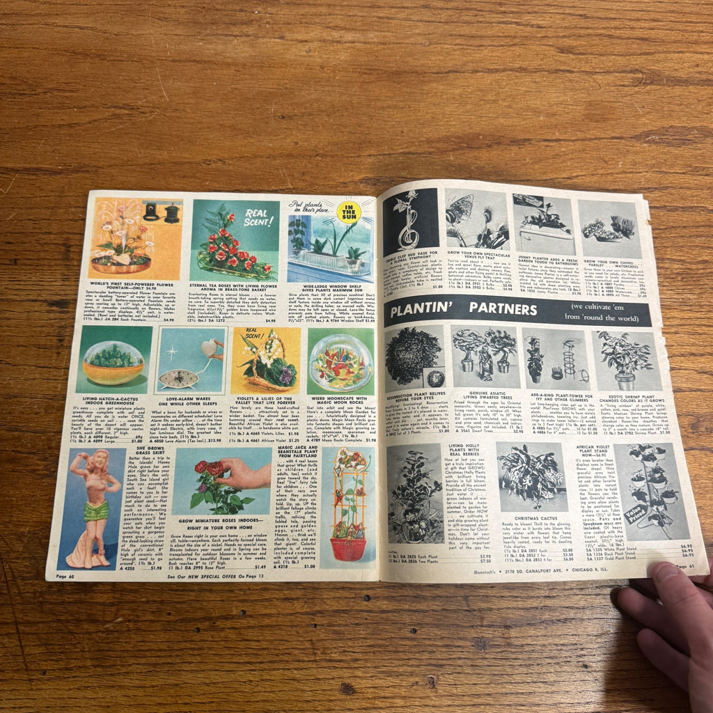 Bancroft's Vintage 1961 Christmas Gift Guide Catalog MCM Advertising Home