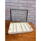 Vintage Gillette Counter Glass Top Razor and Blade Store Display Case