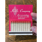 Vintage Full Matchbook Advertising - Kohls Company Funeral Home - Waupun, Wis.