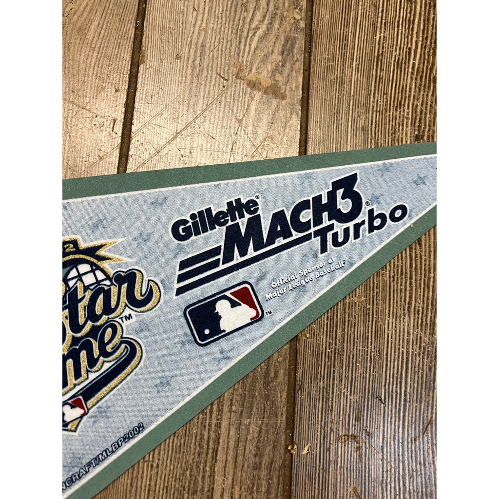 Milwaukee Brewers 2002 All Star Game Pennant Banner Gillette Mach3 SGA