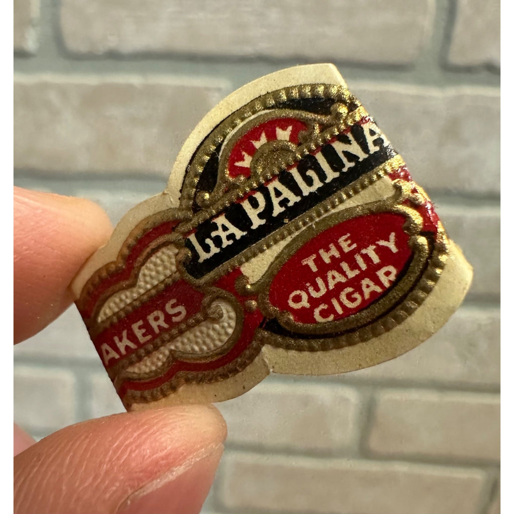 Vintage 1920s Congress Cigar Co. La Palina Cigar Wrapper Sleeve Label Philadelphia