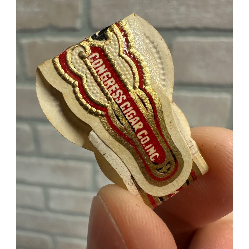 Vintage 1920s Congress Cigar Co. La Palina Cigar Wrapper Sleeve Label Philadelphia