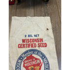 Cloth Wisconsin Certified Seed Sack Central Wisconsin Canneries Beaver Dam WI
