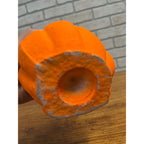 Vintage Halloween Jack O'Lantern Paper Mache Pulp w/ Insert & Battery