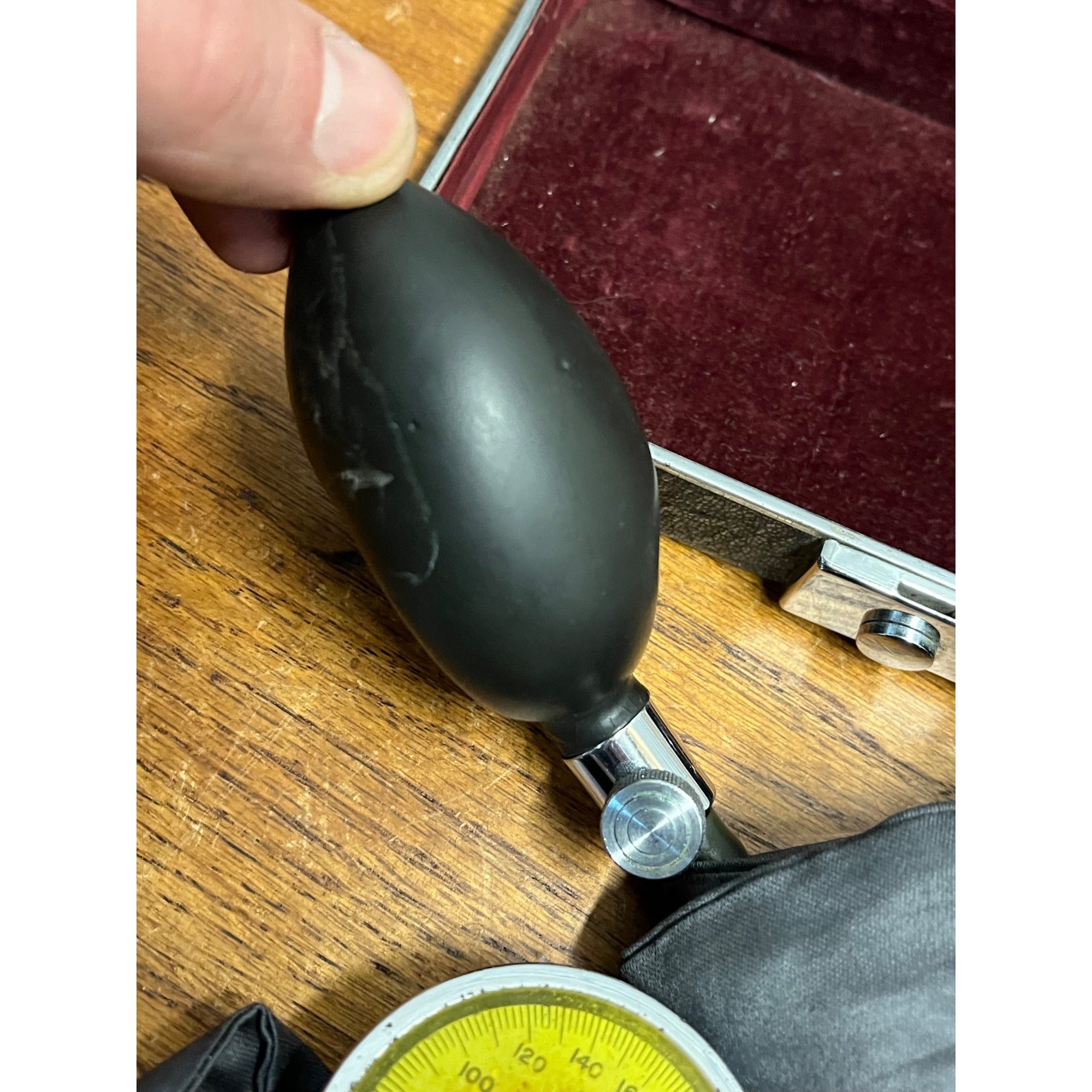 Antique Taylor Tycos Sphygmomanometer Blood Pressure Cuff Medical Instrument