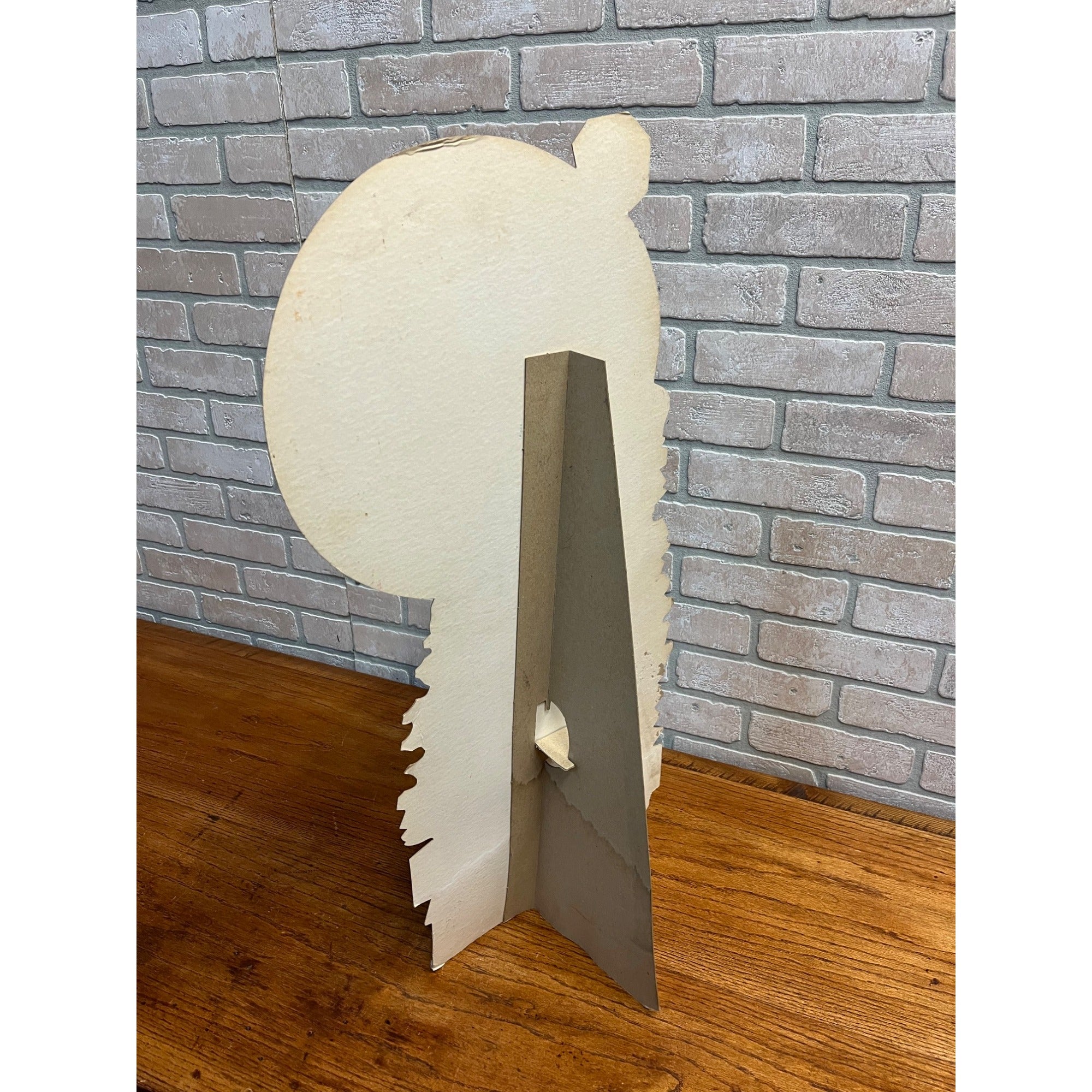 RARE Vintage 1960s Coca Cola Santa Christmas Tree Advertising Sign Diecut Promo