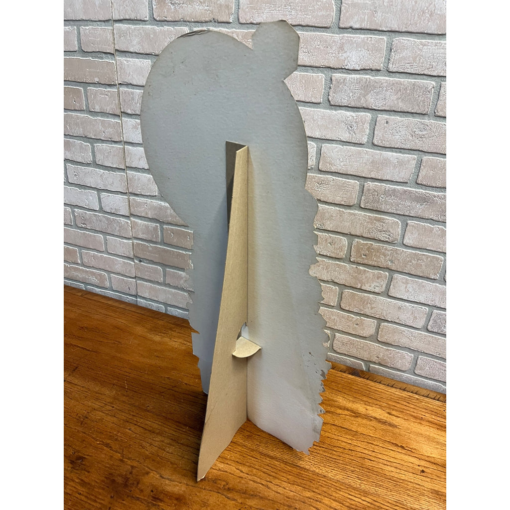 RARE Vintage 1960s Coca Cola Santa Christmas Tree Advertising Sign Diecut Promo