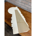 RARE Vintage 1960s Coca Cola Santa Christmas Tree Advertising Sign Diecut Promo