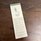 Coca Cola 1935 Bottling Works Havre de Grace Maryland Bridge Score Pad Paper