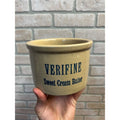 Vintage Verifine Dairy Sweet Cream Butter Stoneware Crock