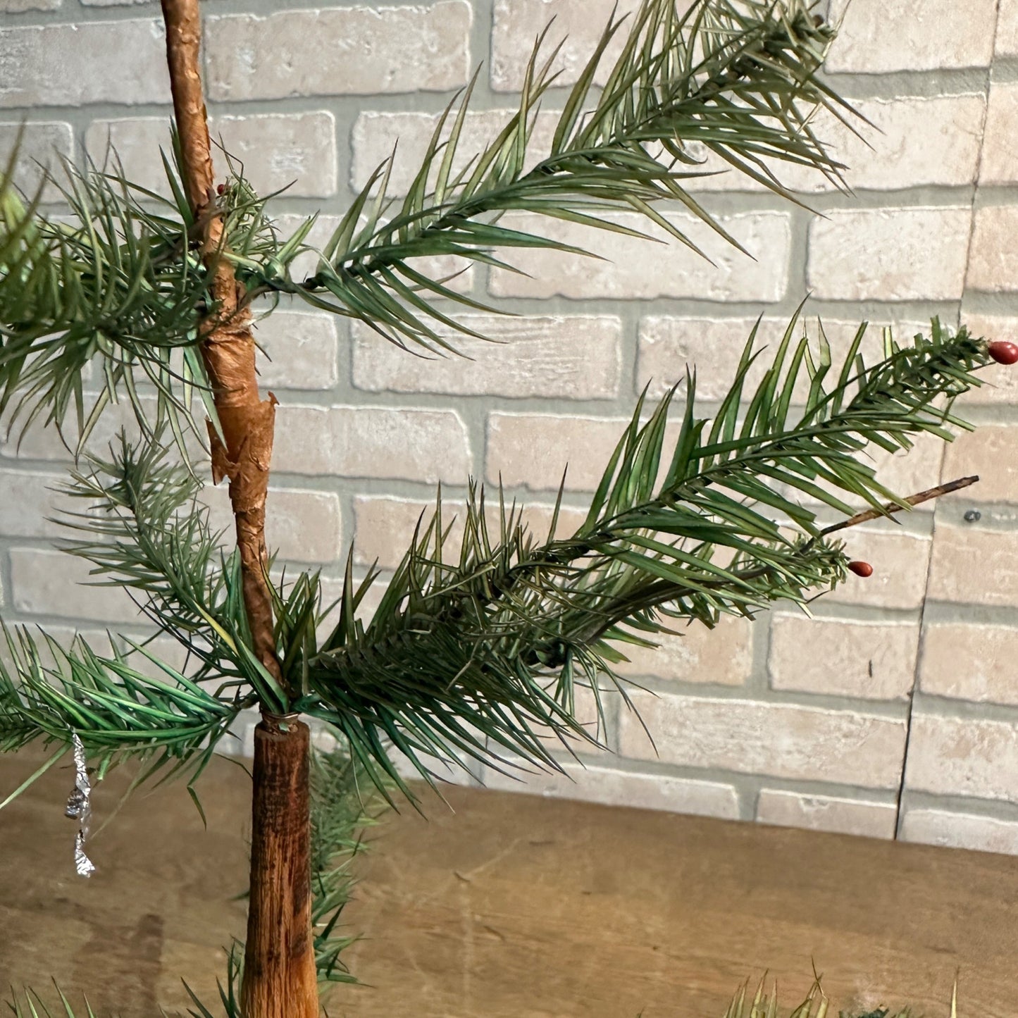 Antique Green Feather Tree Original 23" Christmas Tree 2ft