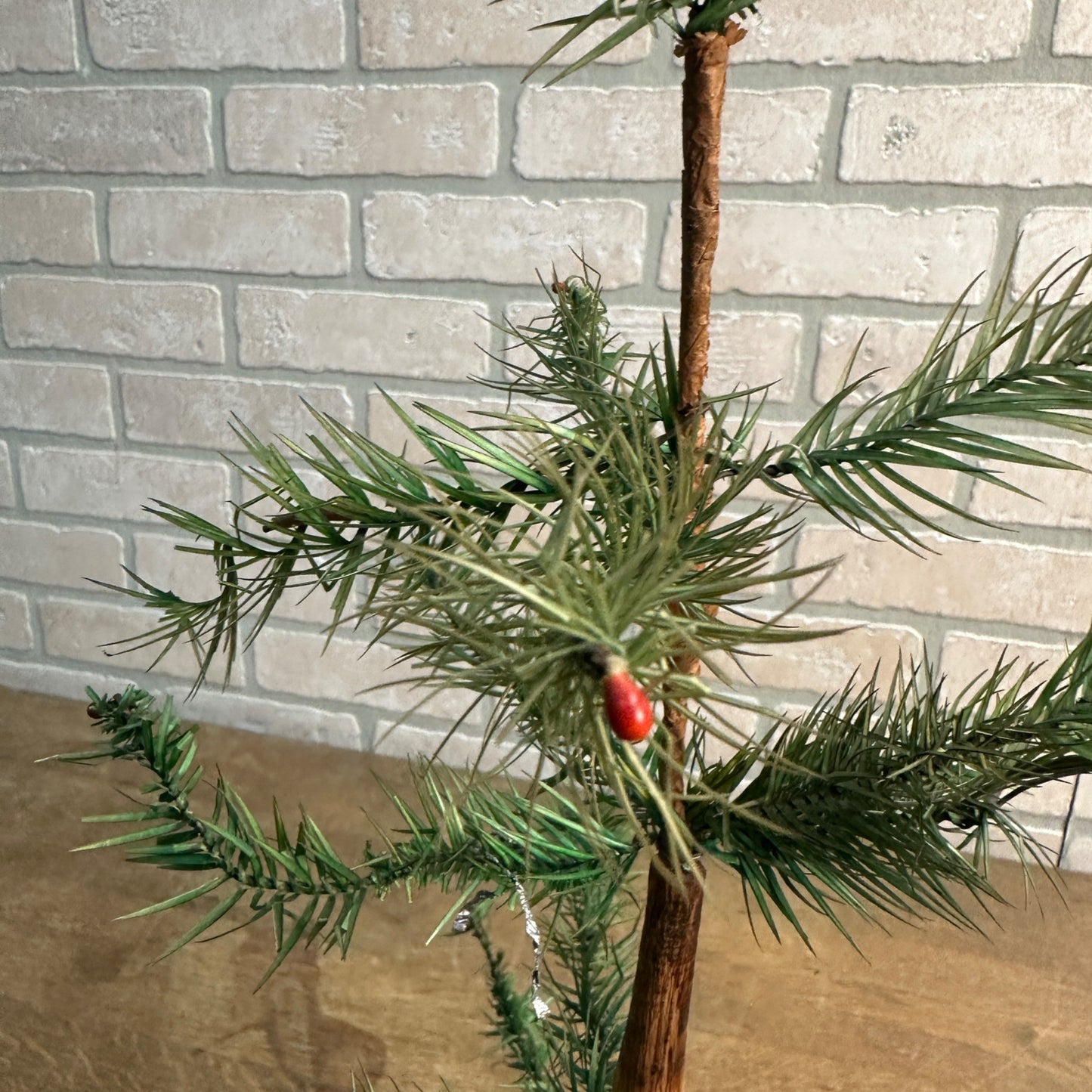 Antique Green Feather Tree Original 23" Christmas Tree 2ft