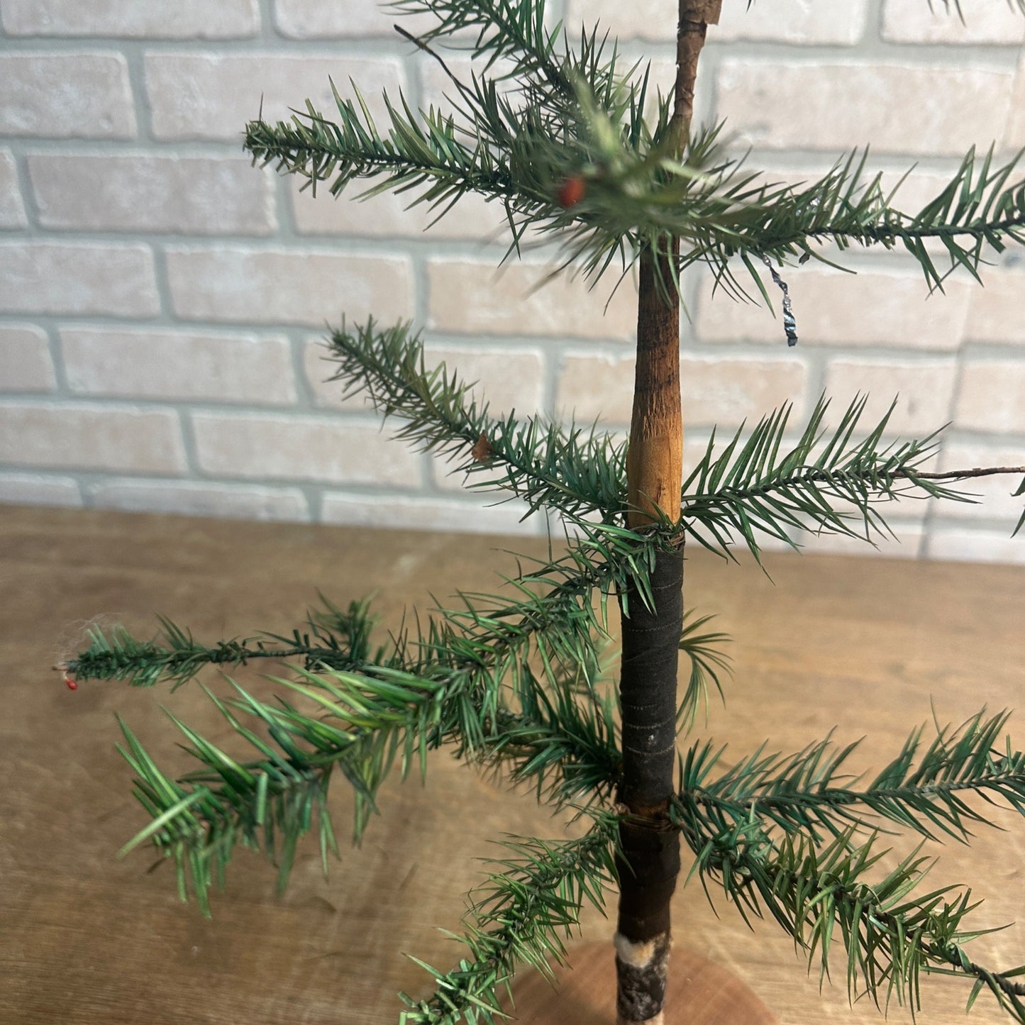 Antique Green Feather Tree Original 23" Christmas Tree 2ft