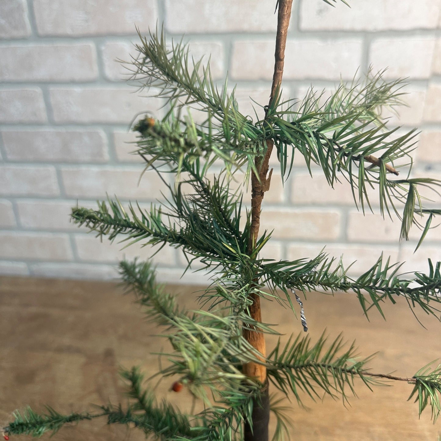 Antique Green Feather Tree Original 23" Christmas Tree 2ft