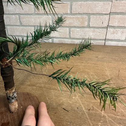 Antique Green Feather Tree Original 23" Christmas Tree 2ft