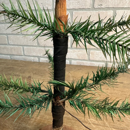 Antique Green Feather Tree Original 23" Christmas Tree 2ft