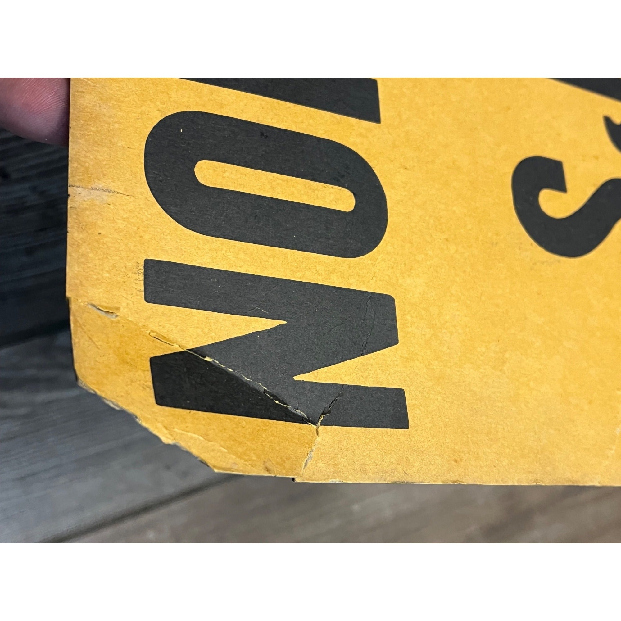 Antique 1920s Broughton's Service Gas Station Broadhead WI Wis Advertising Sign