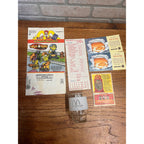 Vintage Lot of McDonalds Collectibles Drinking Glass, 1960s Menu Sheet ++