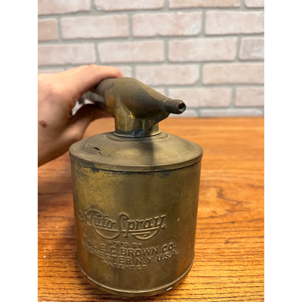 Antique Vintage 1900s Brass Spray Duster Brass Insect Bug Sprayer Garden Dusting