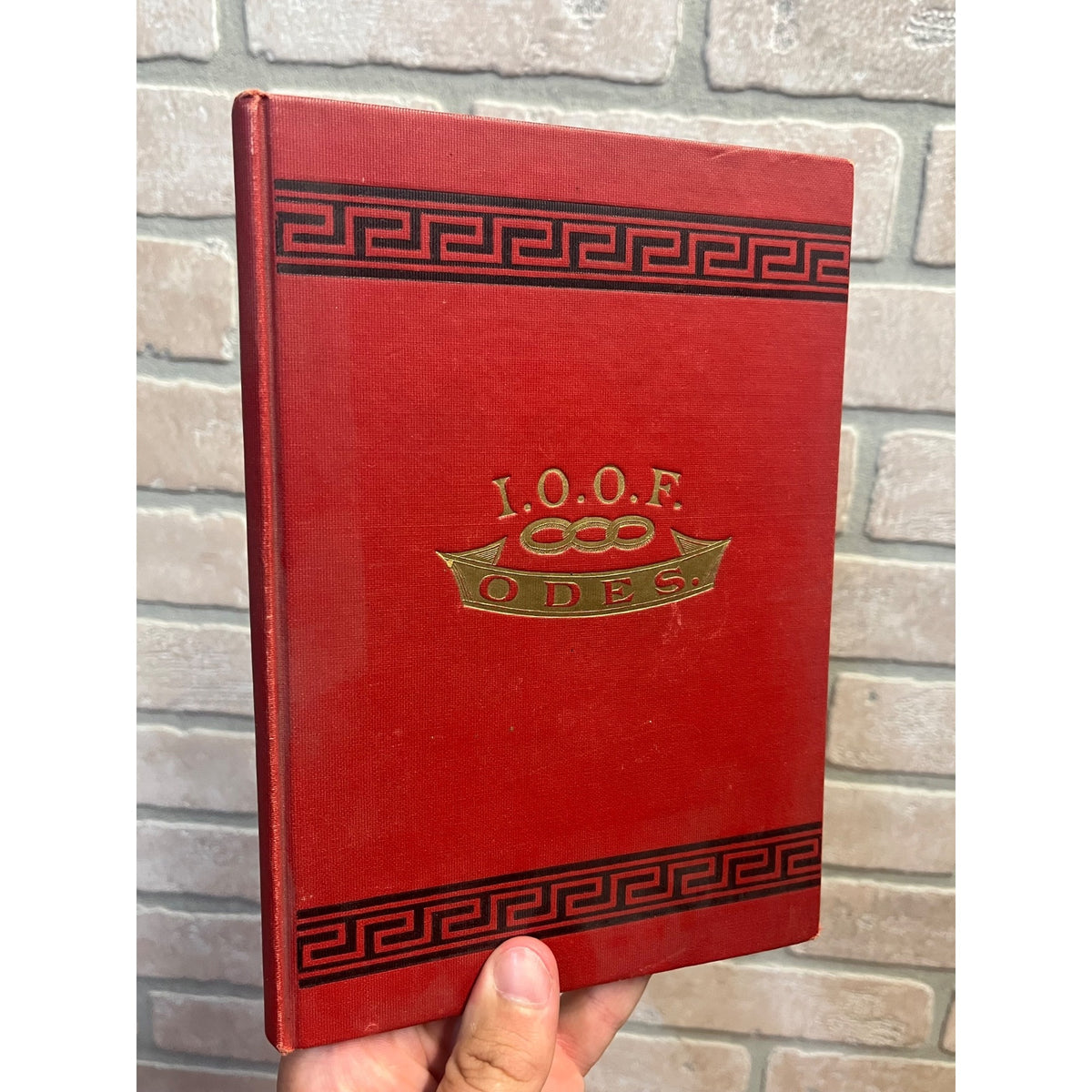 THE ODES OF THE INDEPENDENT ORDER OF ODD FELLOWS. Revised 1911 VG Condition