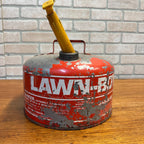 Vintage Lawn Boy 2 1/2 Gallon Metal Fuel Gas Gasoline Can As-Is
