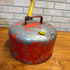 Vintage Lawn Boy 2 1/2 Gallon Metal Fuel Gas Gasoline Can As-Is