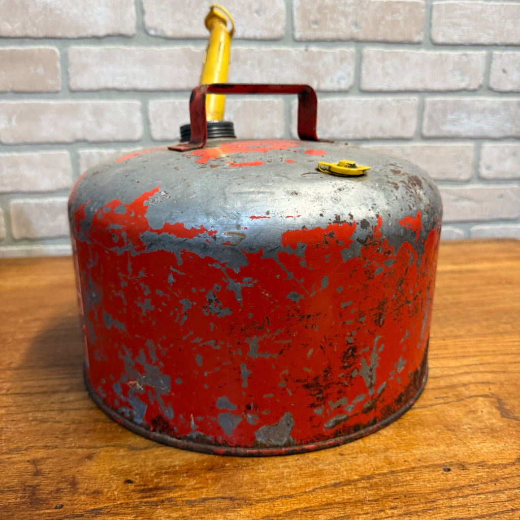Vintage Lawn Boy 2 1/2 Gallon Metal Fuel Gas Gasoline Can As-Is