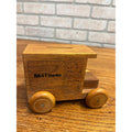 Vintage Wooden Delivery Truck Savings Bank M&I Banks 1980 Toystalgia Golden Valley, MN. Piggy Bank