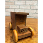 Vintage Wooden Delivery Truck Savings Bank M&I Banks 1980 Toystalgia Golden Valley, MN. Piggy Bank