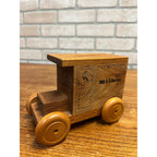 Vintage Wooden Delivery Truck Savings Bank M&I Banks 1980 Toystalgia Golden Valley, MN. Piggy Bank