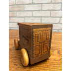 Vintage Wooden Delivery Truck Savings Bank M&I Banks 1980 Toystalgia Golden Valley, MN. Piggy Bank