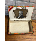 Vintage San Puro Ciagrs Advertising Box Empty  House & Kunz Milwaukee Wisconsin