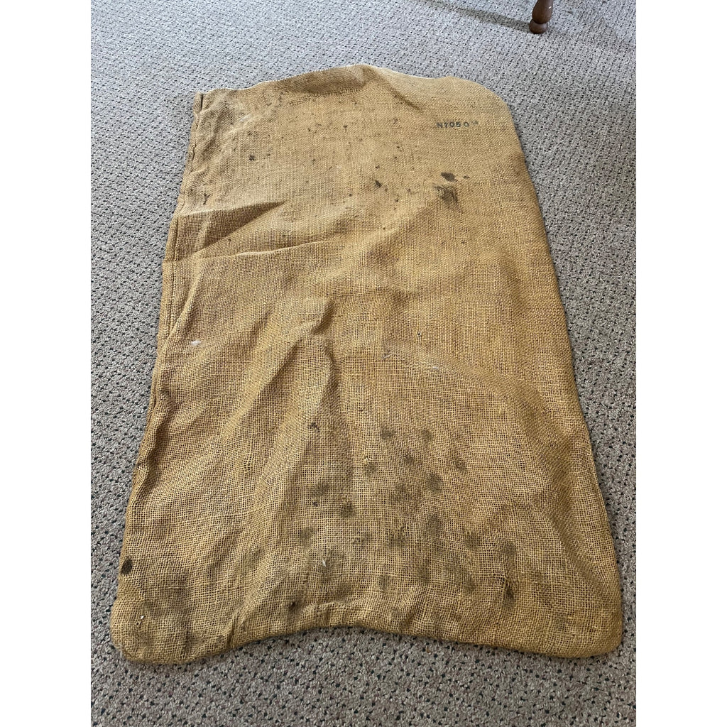 Vintage Land O Lakes Milk Maker Burlap Farm Feed Bag Sack Advertising Indian