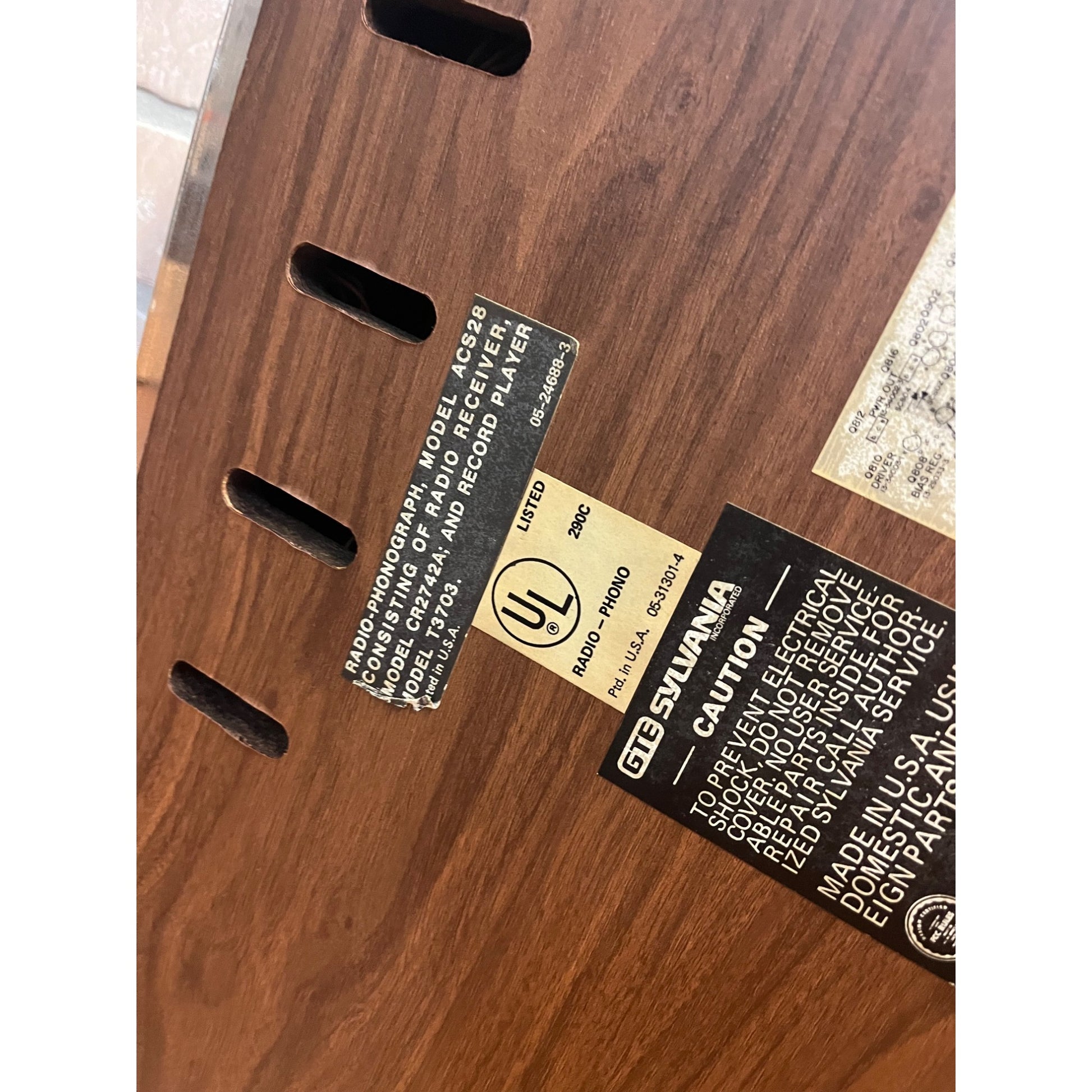 Vintage Sylvania Stereo Receiver Model Cr-2742 Tested Working Very Nice