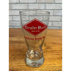 Vintage Grain Belt Beer Advertising Barware Glass Pilsner