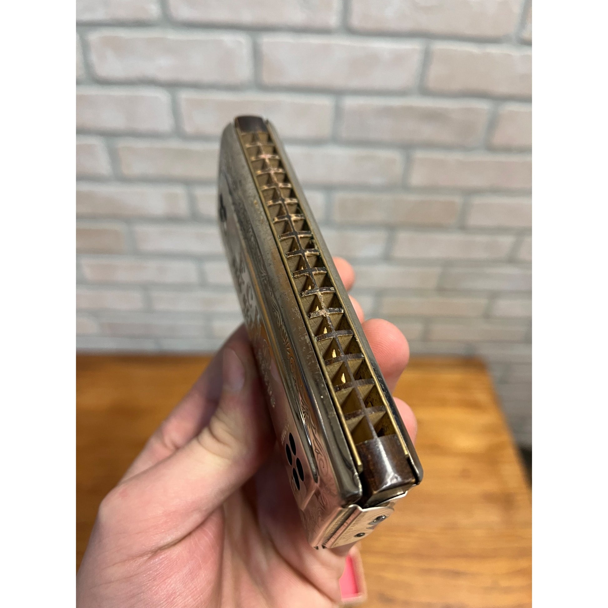 Vintage M. Honer the Echo Harp Harmonica 54/64 M 2 Key C/G - 6 inch Original Box