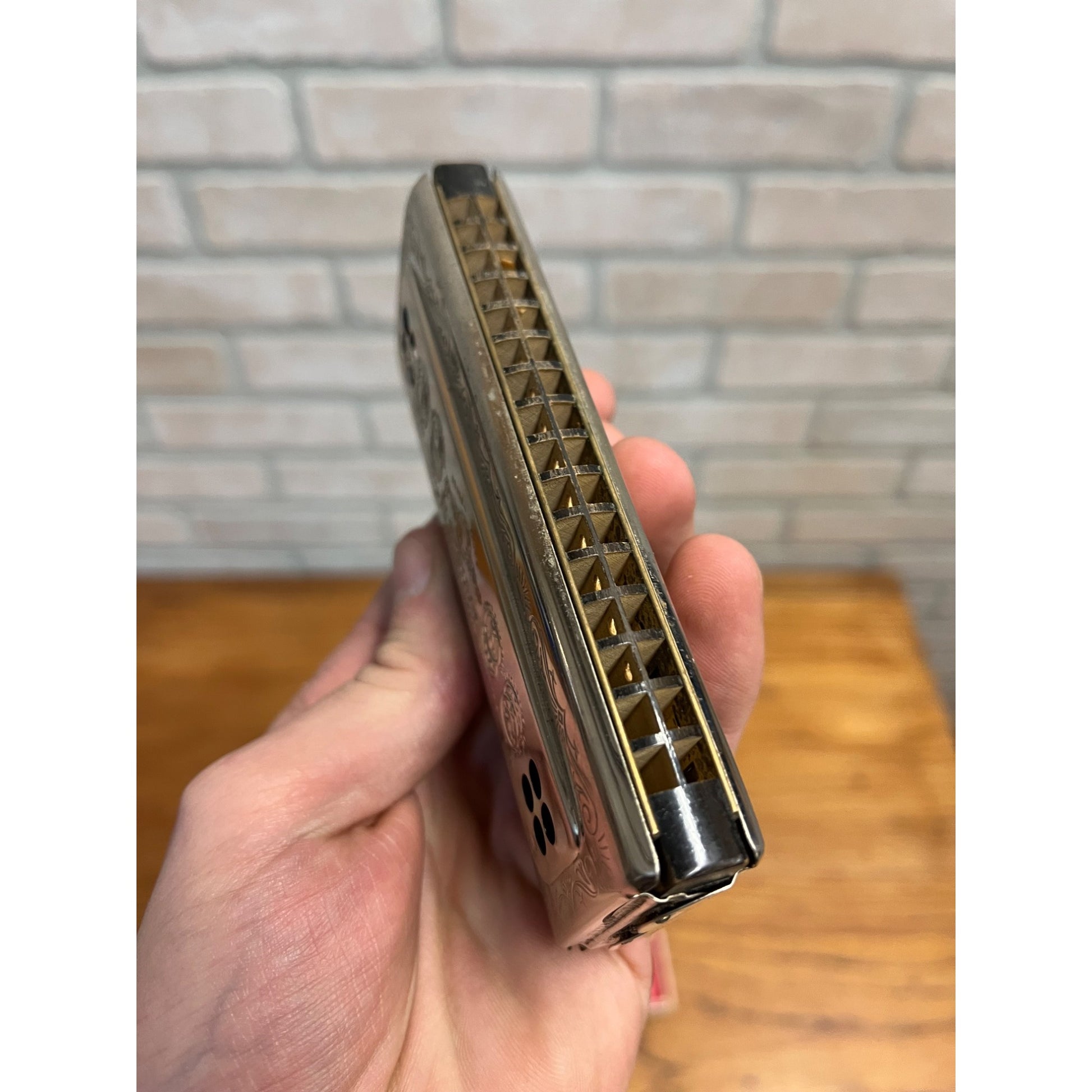 Vintage M. Honer the Echo Harp Harmonica 54/64 M 2 Key C/G - 6 inch Original Box