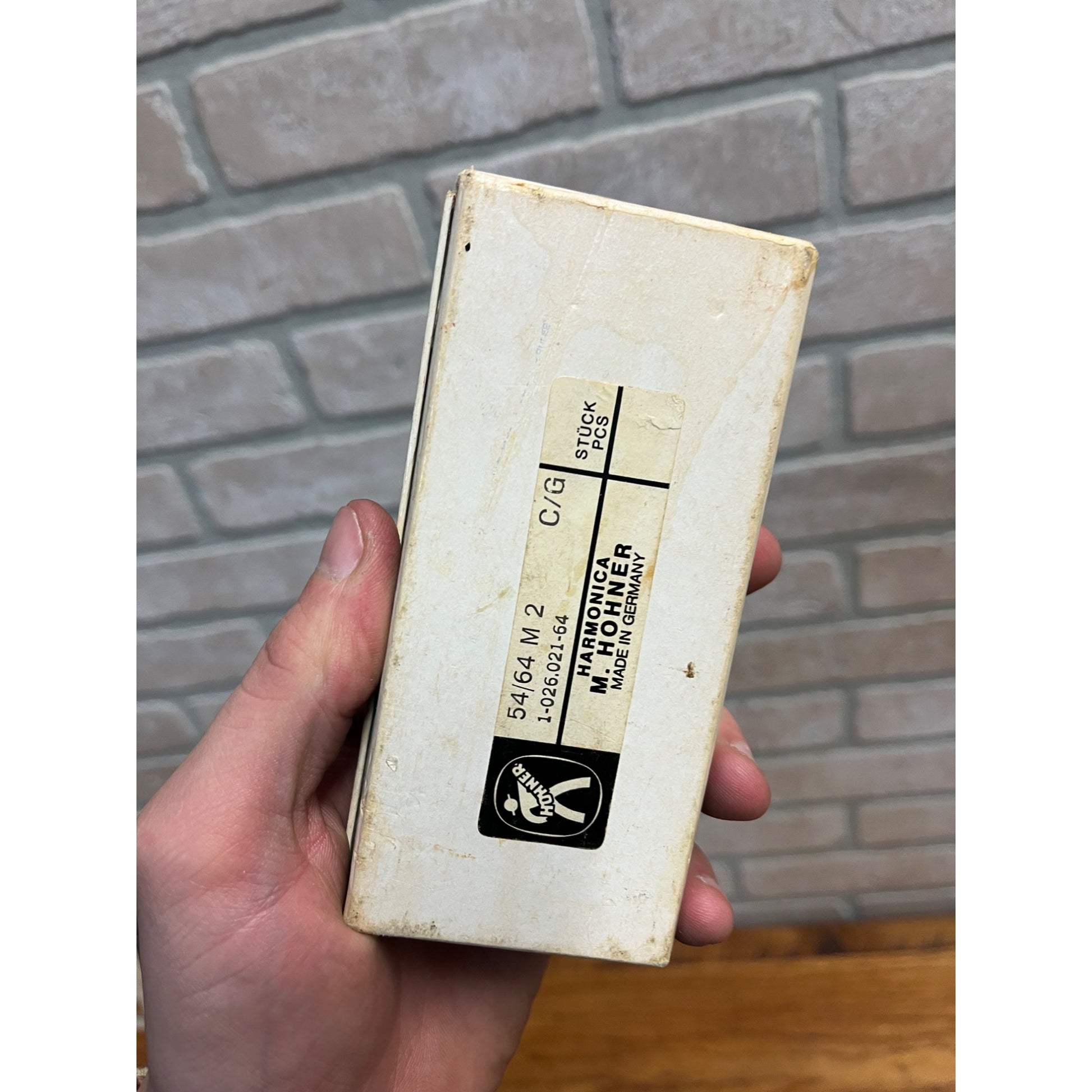 Vintage M. Honer the Echo Harp Harmonica 54/64 M 2 Key C/G - 6 inch Original Box