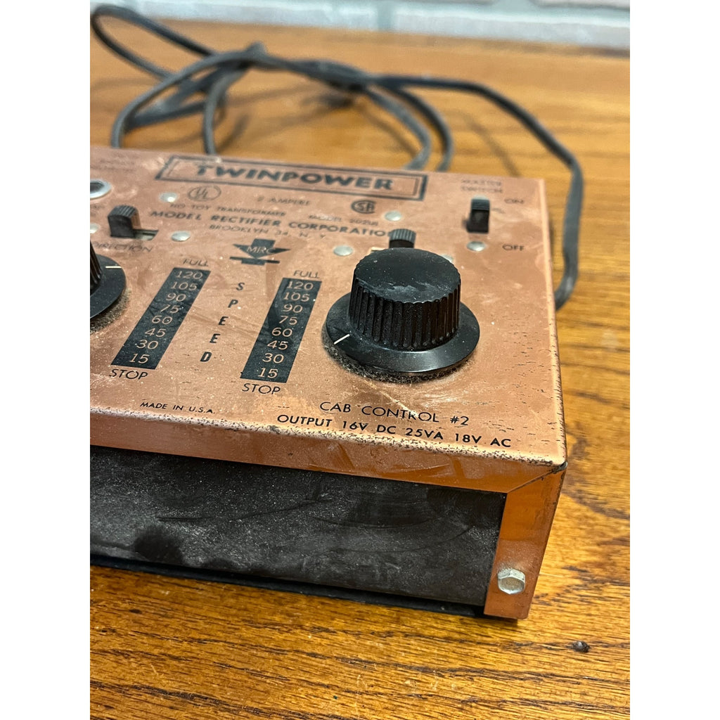 Twinpower N Gauge Toy/Train Transformer Model 202 N Model Rectifier Untested