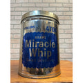 Vintage Kraft Miracle Whip 4 Gallon Metal Empty Advertising Can